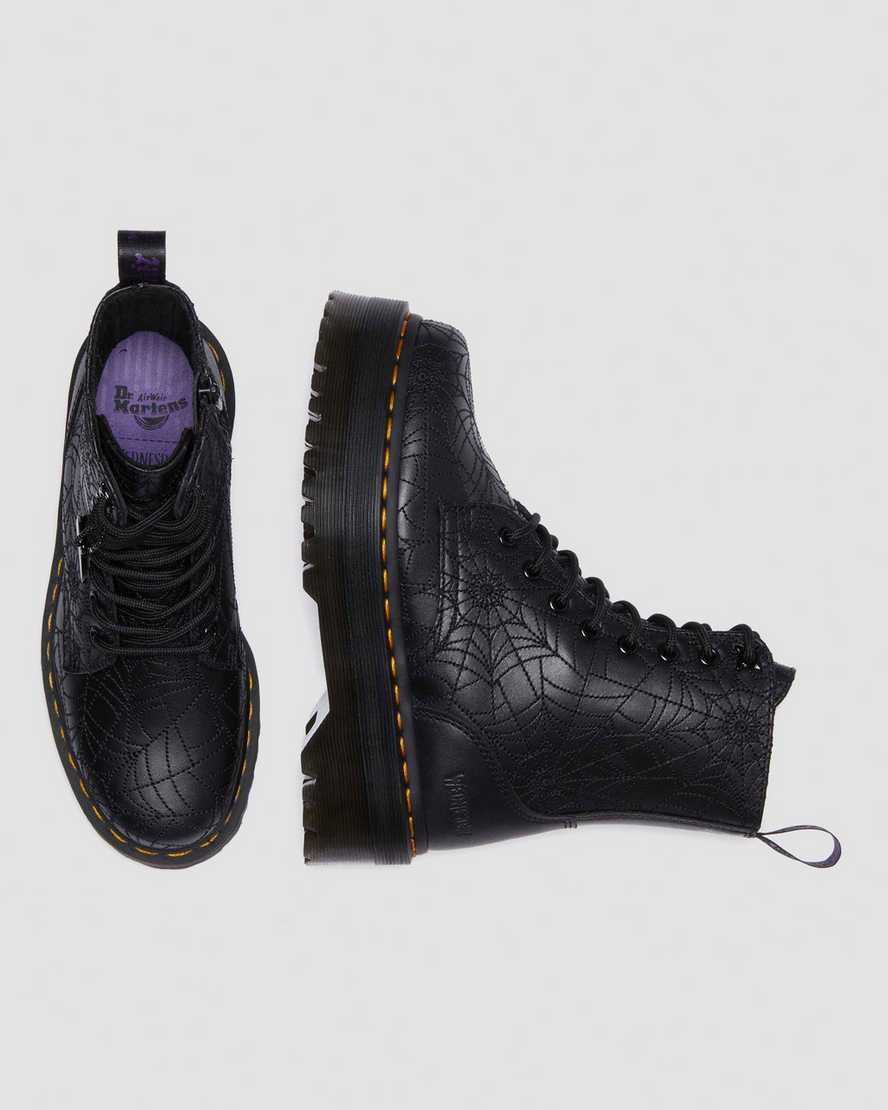 Jadon Wednesday Leather Platform Boots