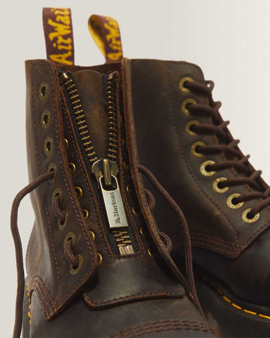 Sinclair Crazy Horse Leather Platform Boots
