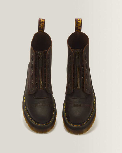 Sinclair Crazy Horse Leather Platform Boots