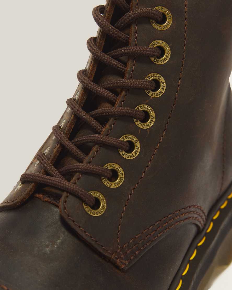 Sinclair Crazy Horse Leather Platform Boots