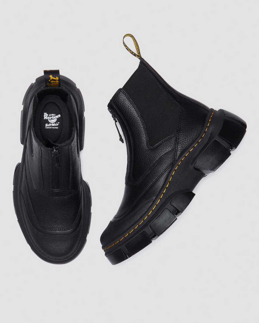 DMXL Zip Chelsea Leather Boots