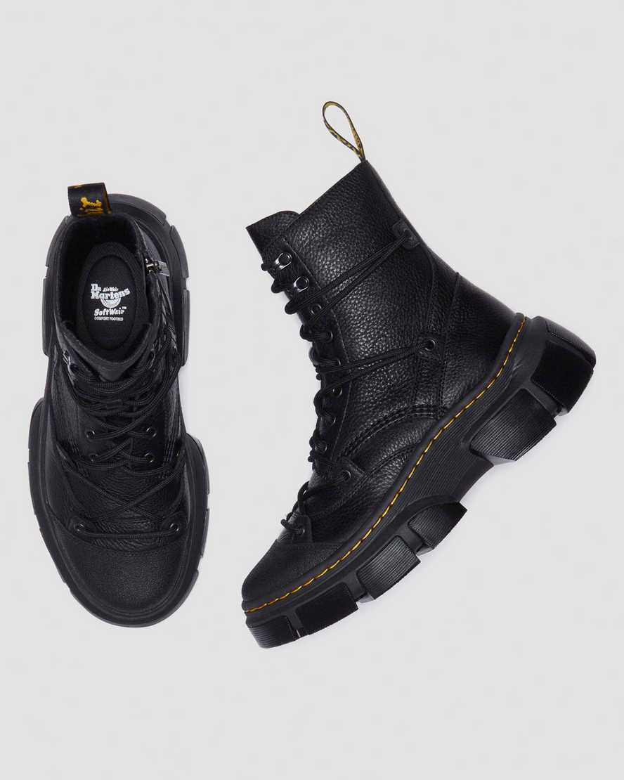 DMXL 8-Eye Lunar Leather Lace Up Boots