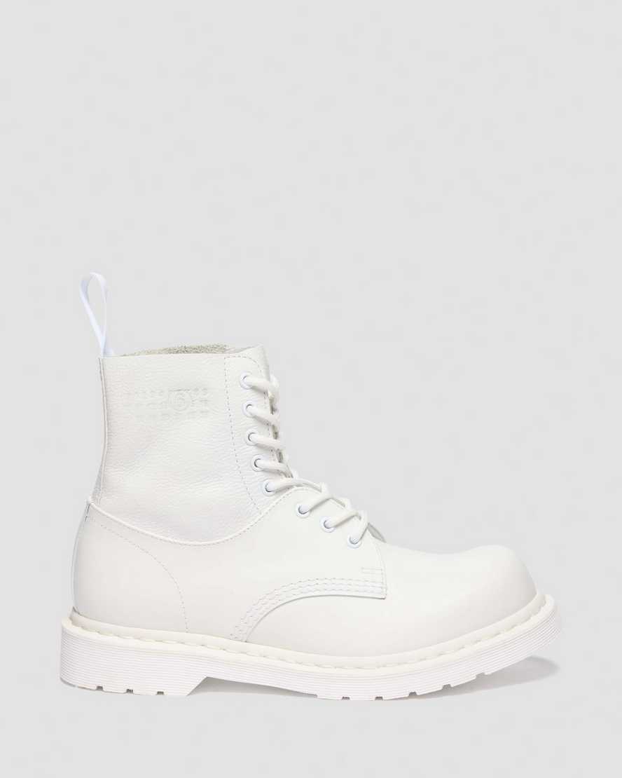 1460 Twist MM6 Smooth + Virginia Leather Lace Up Boots