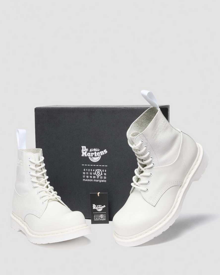 1460 Twist MM6 Smooth + Virginia Leather Lace Up Boots