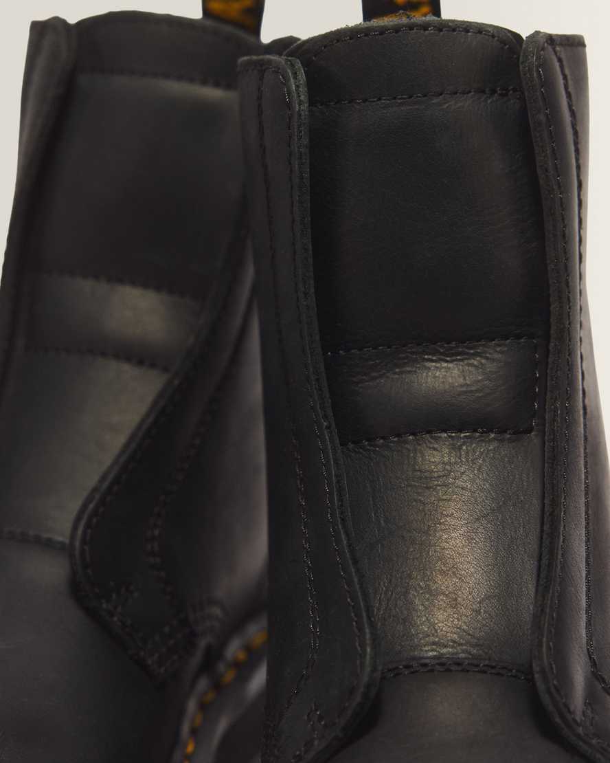 Zebzag Laceless Slip On Leather Boots