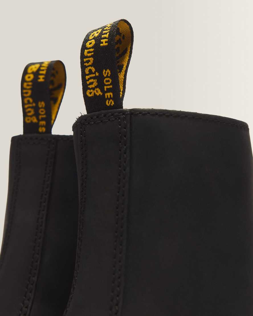 Zebzag Laceless Slip On Leather Boots