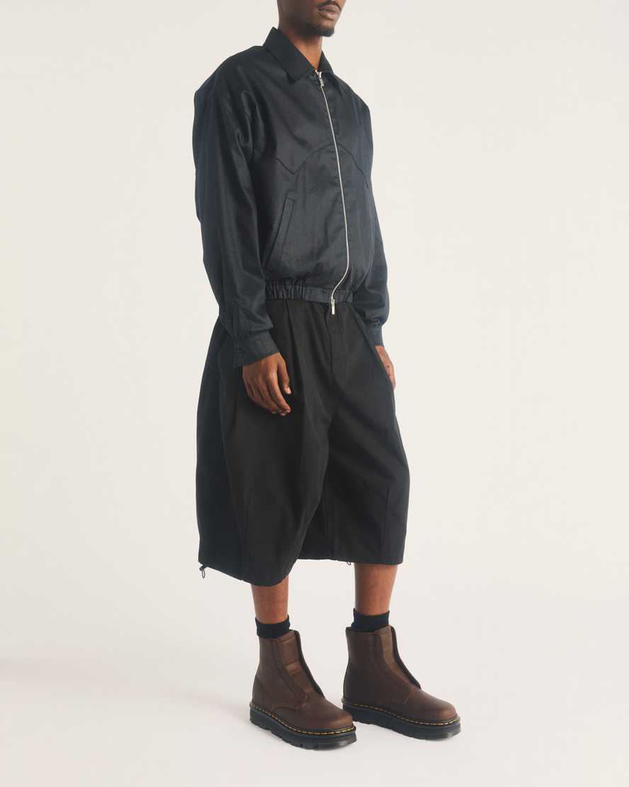 Zebzag Laceless Slip On Leather Boots