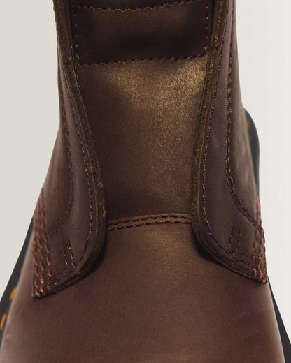 Zebzag Laceless Slip On Leather Boots