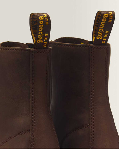 Zebzag Laceless Slip On Leather Boots