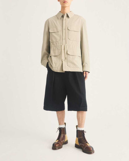 1460 PWRK 8 Eye Leather & Nubuck Lace Up Boots