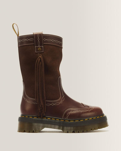 Desert Rodeo Quad Mid Leather & Suede Boots