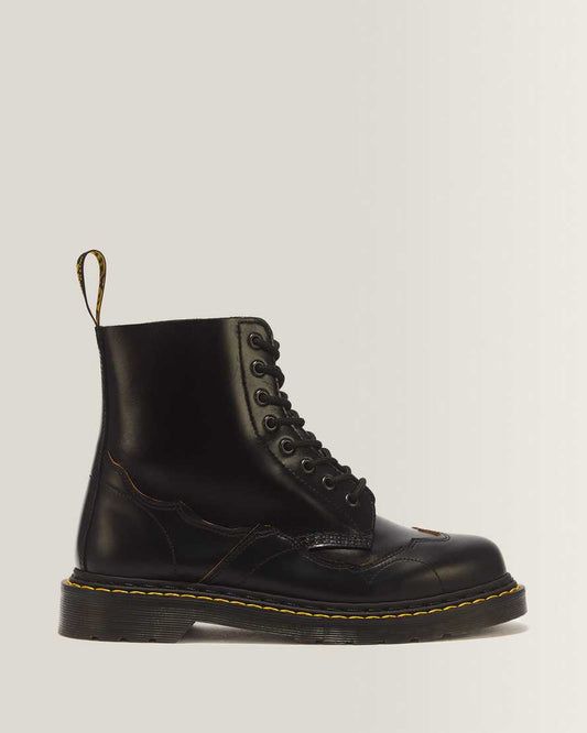 1460 Pascal RI 8 Eye Analine & Vintage Smooth Leather Boots