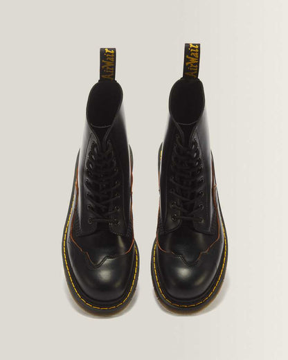1460 Pascal RI 8 Eye Analine & Vintage Smooth Leather Boots