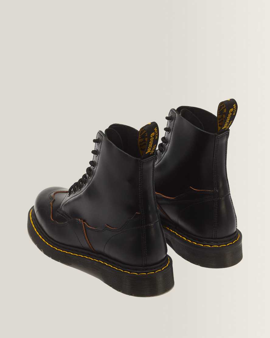 1460 Pascal RI 8 Eye Analine & Vintage Smooth Leather Boots