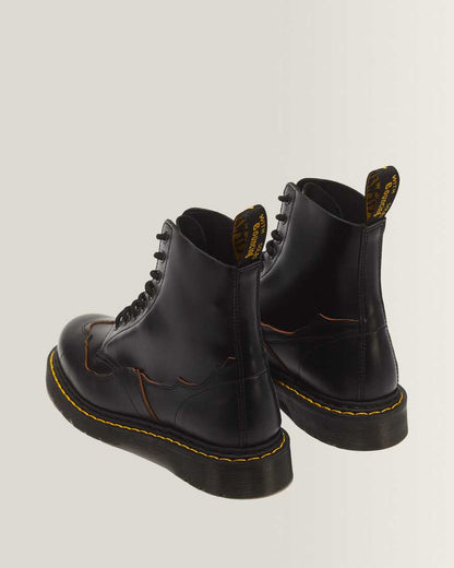 1460 Pascal RI 8 Eye Analine & Vintage Smooth Leather Boots