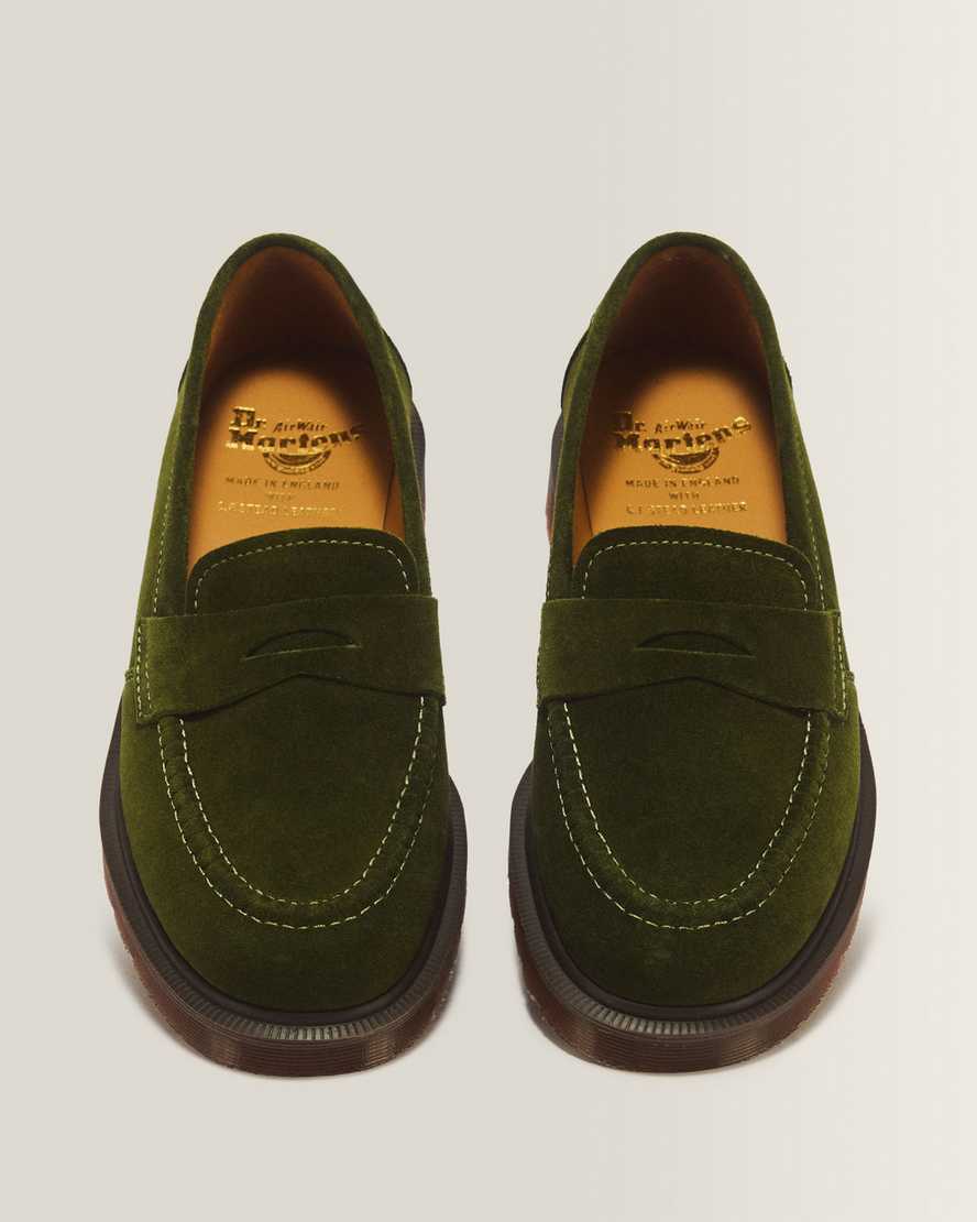 Delapre Penny Loafer Repello Calf Suede Mb