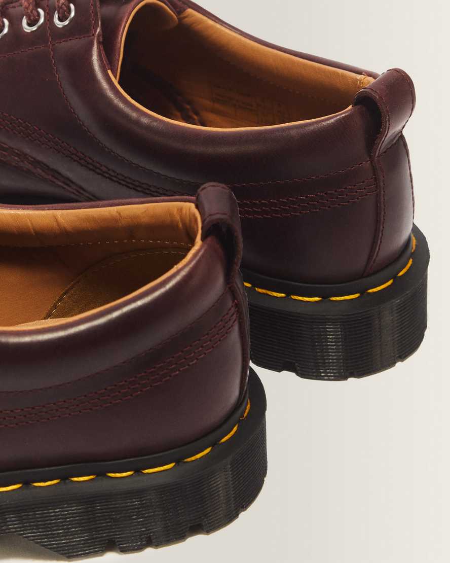 Lowell 4 Eye Mayhem Leather Moc Toe Shoes
