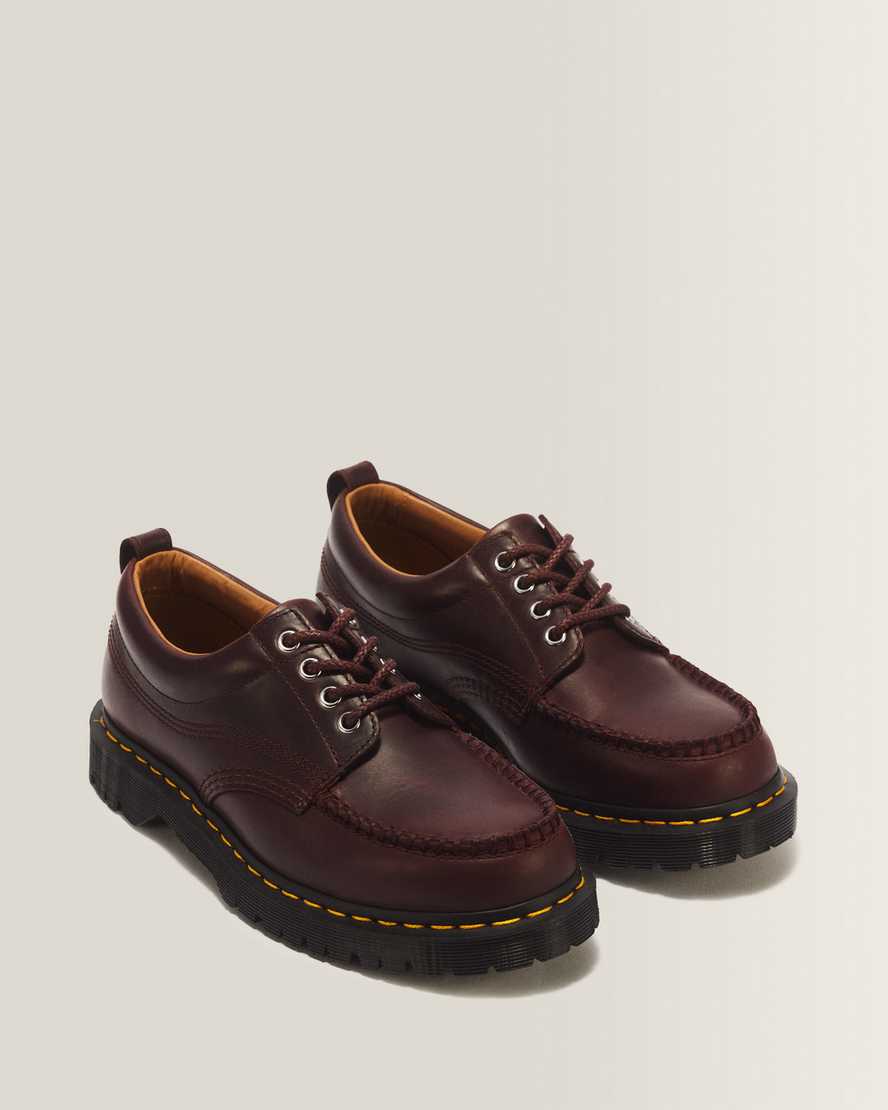 Lowell 4 Eye Mayhem Leather Moc Toe Shoes