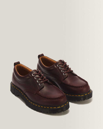 Lowell 4 Eye Mayhem Leather Moc Toe Shoes