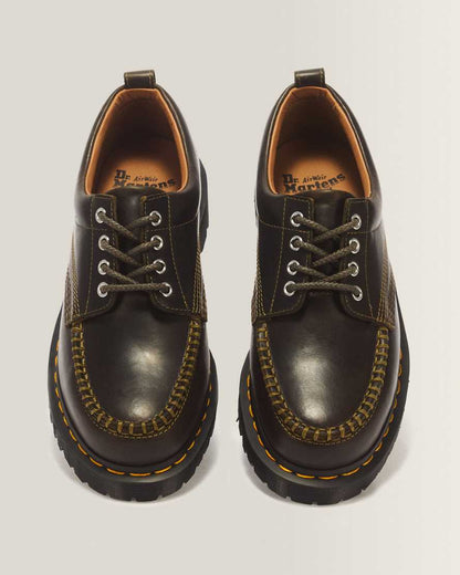 Lowell 4 Eye Mayhem Leather Moc Toe Shoes