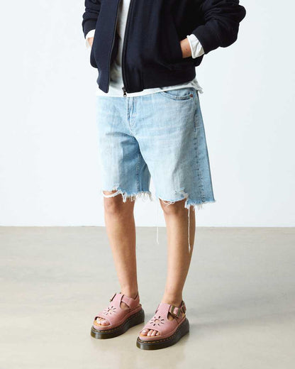 Dunnet Flower Nubuck Platform Sandals