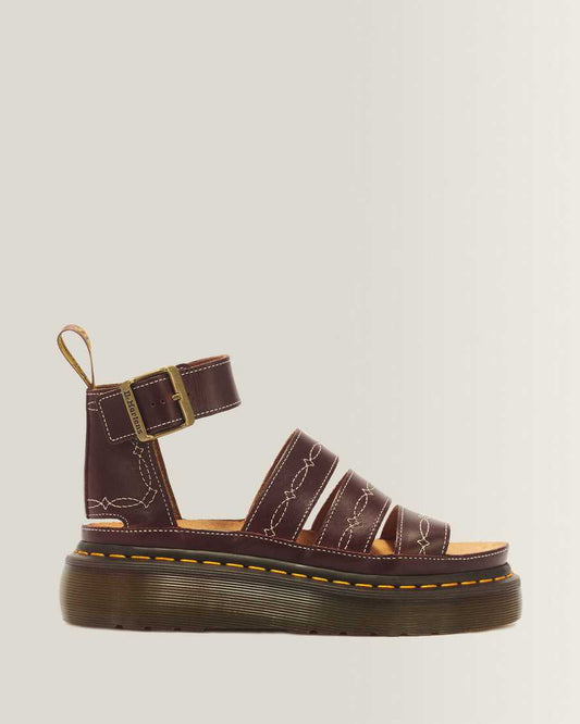 Clarissa II Quad Desert Rodeo Classic Pull Up Leather Sandals