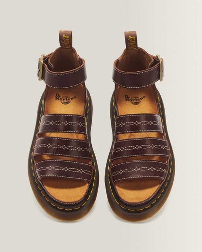Clarissa II Quad Desert Rodeo Classic Pull Up Leather Sandals