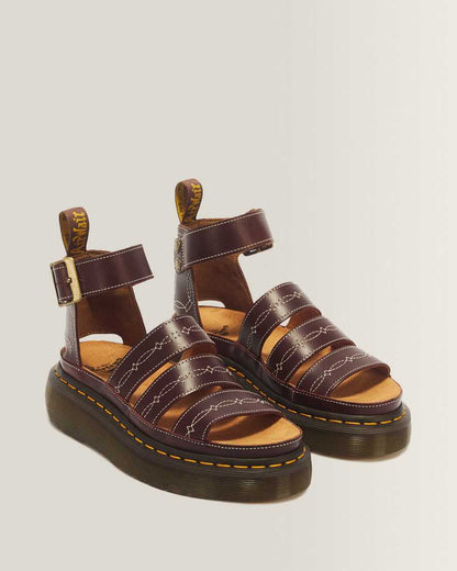 Clarissa II Quad Desert Rodeo Classic Pull Up Leather Sandals