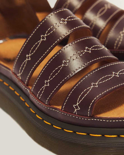 Clarissa II Quad Desert Rodeo Classic Pull Up Leather Sandals