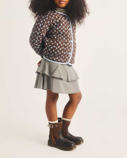 Genaya Desert Rodeo Junior Leather & Suede Rigger Boots