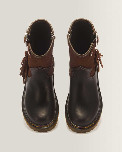 Genaya Desert Rodeo Junior Leather & Suede Rigger Boots