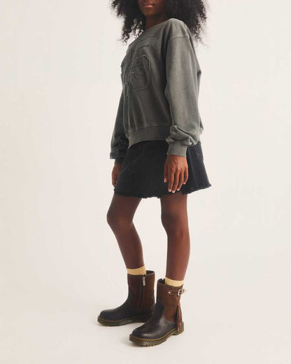 Genaya Desert Rodeo Junior Leather & Suede Rigger Boots