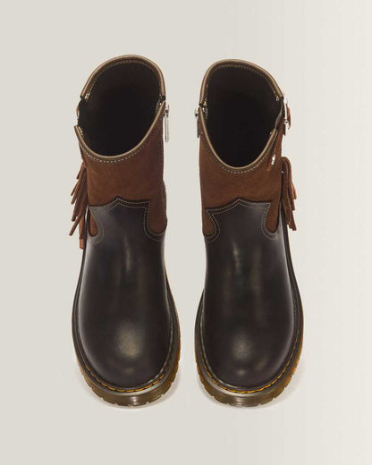 Genaya Desert Rodeo Junior Leather & Suede Rigger Boots