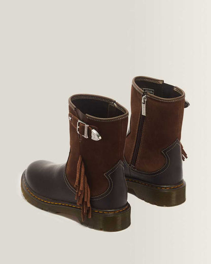 Genaya Desert Rodeo Junior Leather & Suede Rigger Boots