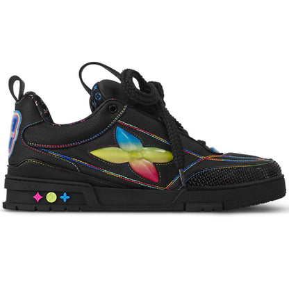 Louis Vuitton LV Skate Sneaker â€˜Black Rainbow Monogram Flowerâ€™