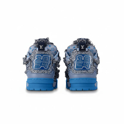 LV Skate Sneaker Blue Swarovskiâ„¢ Crystals
