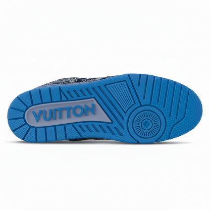 LV Skate Sneaker Blue Swarovskiâ„¢ Crystals