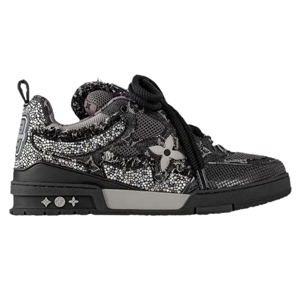 LV Skate Sneaker Black Swarovskiâ„¢ Crystals