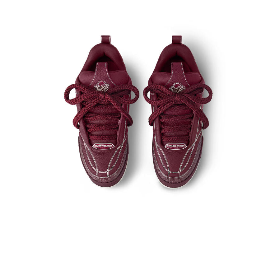 Louis Vuitton LV Skate Sneaker â€˜Burgundy Monogram Flowerâ€™