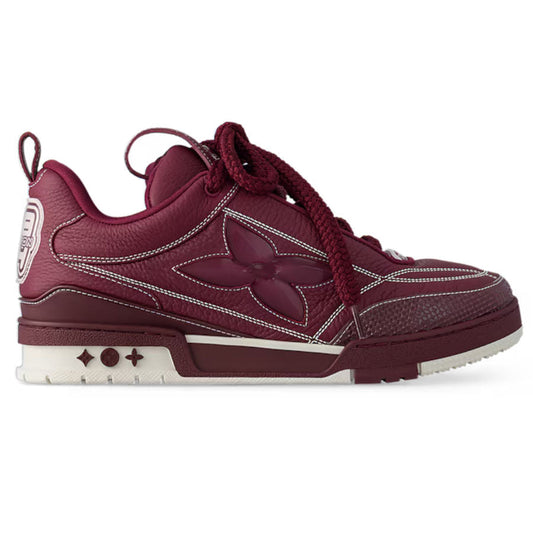 Louis Vuitton LV Skate Sneaker â€˜Burgundy Monogram Flowerâ€™
