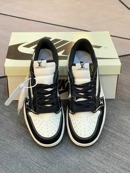 Louis Vuitton x Nike Air Jordan 1 Low â€œPanda Monogramâ€
