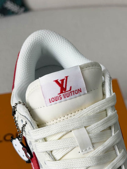 LV x Nike Air Force 1 Low â€œHello Kitty Monogram Redâ€