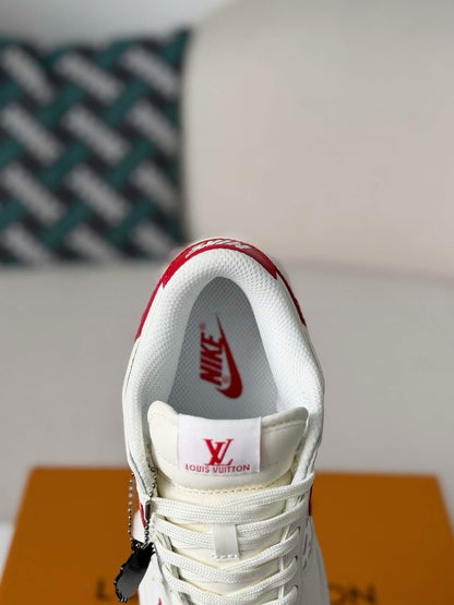 LV x Nike Air Force 1 Low â€œHello Kitty Monogram Redâ€