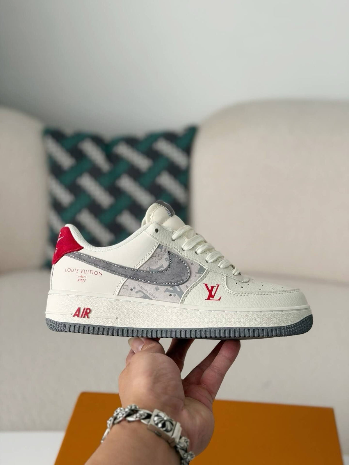 LV x Nike Air Force 1 Low â€œWhite Monogramâ€