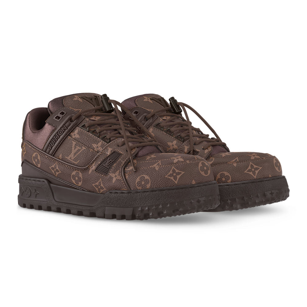 Louis Vuitton - LV Maxi Trainer Monogram Calf Leather Ebony / Black