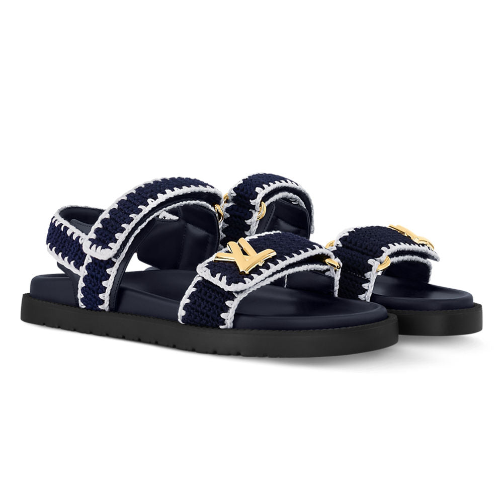 LV Sunset Comfort Sandals â€˜Blue/White'