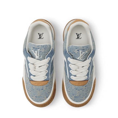 LV Tilted Sneaker Blue Denim