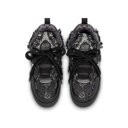 LV Skate Sneaker Black Swarovskiâ„¢ Crystals