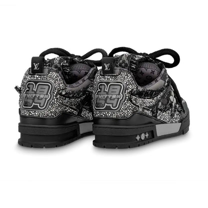 LV Skate Sneaker Black Swarovskiâ„¢ Crystals