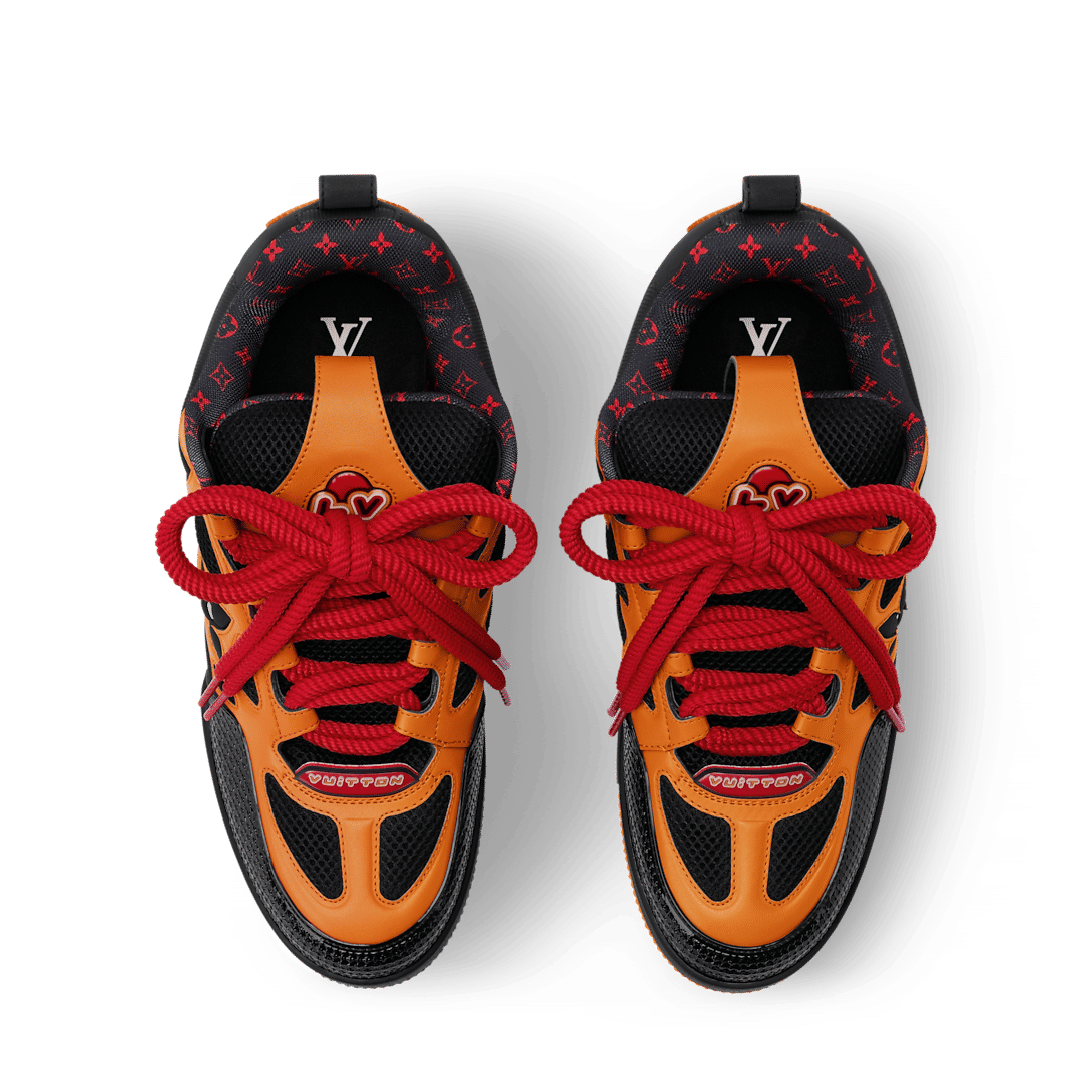 LV Skate Sneaker Orange
